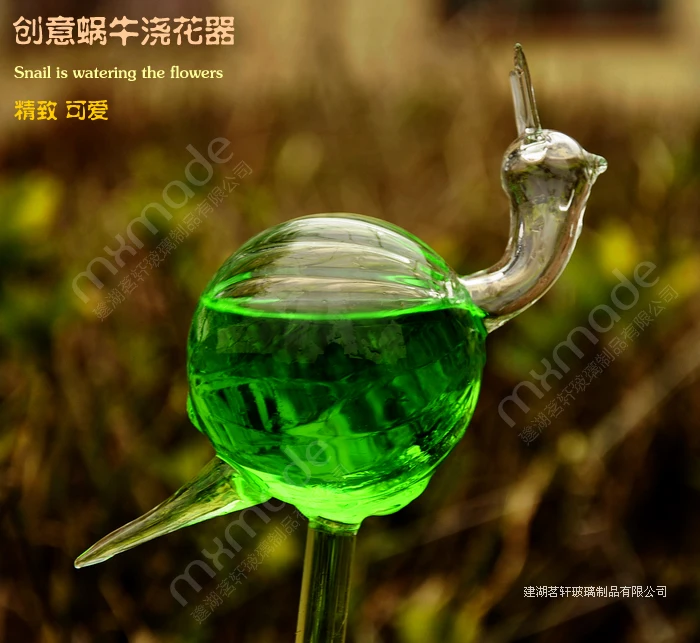 Lovely Automatic Watering Flower Handmade Glass Snail Watering Glass Marbles Automatic Watering flower
Lovely Automatic Watering Flower Handmade Glass Snail Watering Glass Marbles Automatic Watering flower