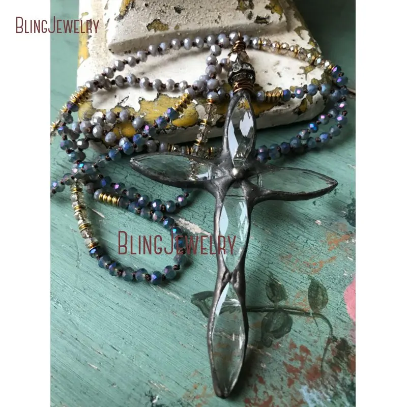 Boho Cross Jewelry Unique Fashion Statement Simple Gunblack Soldered Cross PendantHand Knot Necklace Unique Accessory NM14557
Boho Cross Jewelry Unique Fashion Statement Simple Gunblack Soldered Cross PendantHand Knot Necklace Unique Accessory NM14557