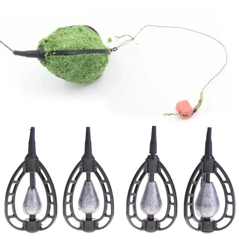 1Pcs Fish Bait Basket Holder Fishing Lure Cage Feeder Trap with Lead Sinker Fishing Accessories Fishing Cage 30g 40g 45g 60g
1Pcs Fish Bait Basket Holder Fishing Lure Cage Feeder Trap with Lead Sinker Fishing Accessories Fishing Cage 30g 40g 45g 60g