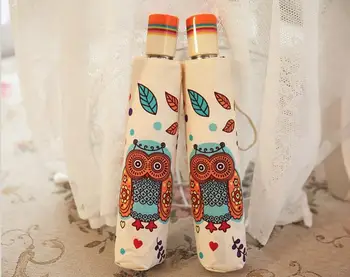 Fully Automatic Cartoon Women Umbrellas Rain Owl 3 Folding Outdoor Animal Windproof Umbrella Rain Gear Parasol SN1617
Fully Automatic Cartoon Women Umbrellas Rain Owl 3 Folding Outdoor Animal Windproof Umbrella Rain Gear Parasol SN1617