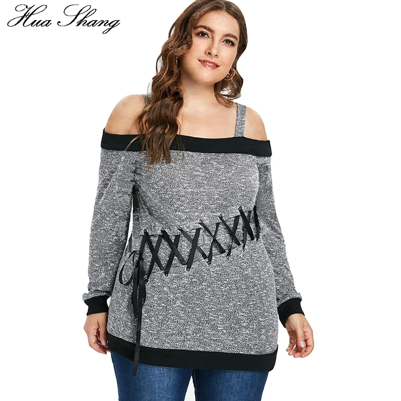 Spring Autumn Women Long Sleeve Blouse Elegant Off Shoulder Strap Sexy Tops Lace Up Tie Decoration Plus Size Ladies Tops
Spring Autumn Women Long Sleeve Blouse Elegant Off Shoulder Strap Sexy Tops Lace Up Tie Decoration Plus Size Ladies Tops