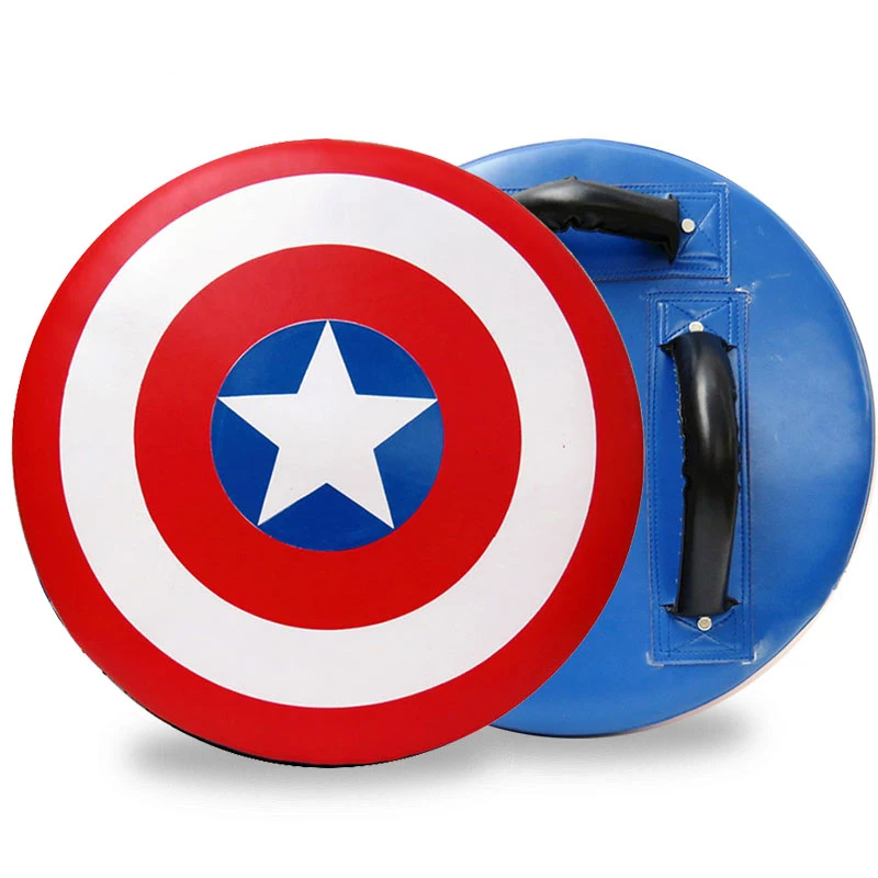 Muay Thai Kicking Pouch pad Foot Target Sports Boxing Pad Bag Fight Punching Bag Durable Boxing Captain America Training Shield
Muay Thai Kicking Pouch pad Foot Target Sports Boxing Pad Bag Fight Punching Bag Durable Boxing Captain America Training Shield