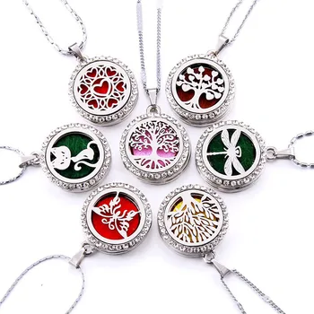 10Pcs/Lot Aroma locket Necklace Magnetic Stainless Steel Aromatherapy Essential Oil Diffuser Perfume Locket Pendant Jewelry
10Pcs/Lot Aroma locket Necklace Magnetic Stainless Steel Aromatherapy Essential Oil Diffuser Perfume Locket Pendant Jewelry