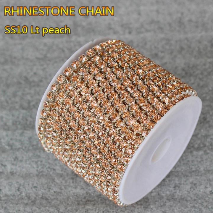 Hot! 10yard/lot Lt peach rhinestones cup chain silver base dense crystal strass chain use for garment ZlMzLtp
Hot! 10yard/lot Lt peach rhinestones cup chain silver base dense crystal strass chain use for garment ZlMzLtp