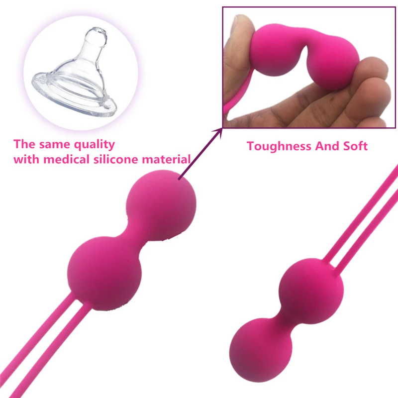 Vaginal Balls Trainer Sex Toys Silicone Ben Wa Balls Vagina Tightening Kegel Exerciser Vibrator Ball Women Adult Sex Product