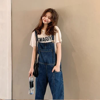 Summer New Overalls High Quality Fashion Korean Version of the Bib Pants Trend Wild Denim Jumpsuits Female
Summer New Overalls High Quality Fashion Korean Version of the Bib Pants Trend Wild Denim Jumpsuits Female