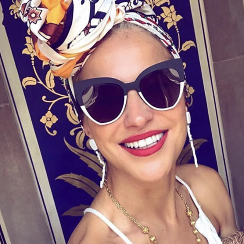 Fashion Cat Eye Sunglasses Women Vintage Sun Glasses Wide Frame Glasses Brand Designer Sexy Girls Eyewear oculos de sol UV400
Fashion Cat Eye Sunglasses Women Vintage Sun Glasses Wide Frame Glasses Brand Designer Sexy Girls Eyewear oculos de sol UV400