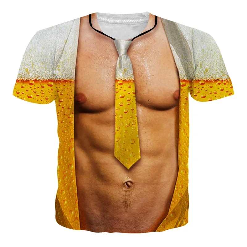 Cute 3D Funny Muscle Beer T Shirt 2018 Summer Short Sleeve Cute Beach Streetwear Casual Couple Top Tee Camiseta
Cute 3D Funny Muscle Beer T Shirt 2018 Summer Short Sleeve Cute Beach Streetwear Casual Couple Top Tee Camiseta