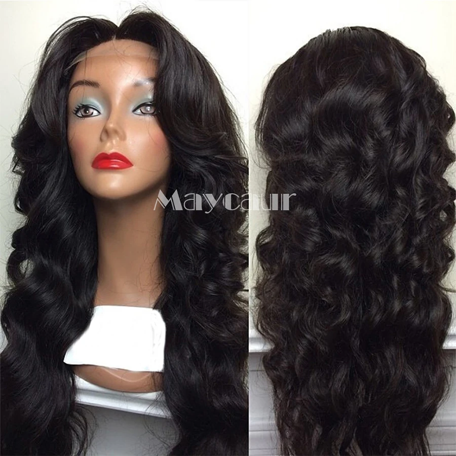 Maycaur Fiber Hair Body Wavy Full Wigs With Natural Hairline Glueless Heat Resistant Synthetic Lace Front Wigs For Black Women
Maycaur Fiber Hair Body Wavy Full Wigs With Natural Hairline Glueless Heat Resistant Synthetic Lace Front Wigs For Black Women