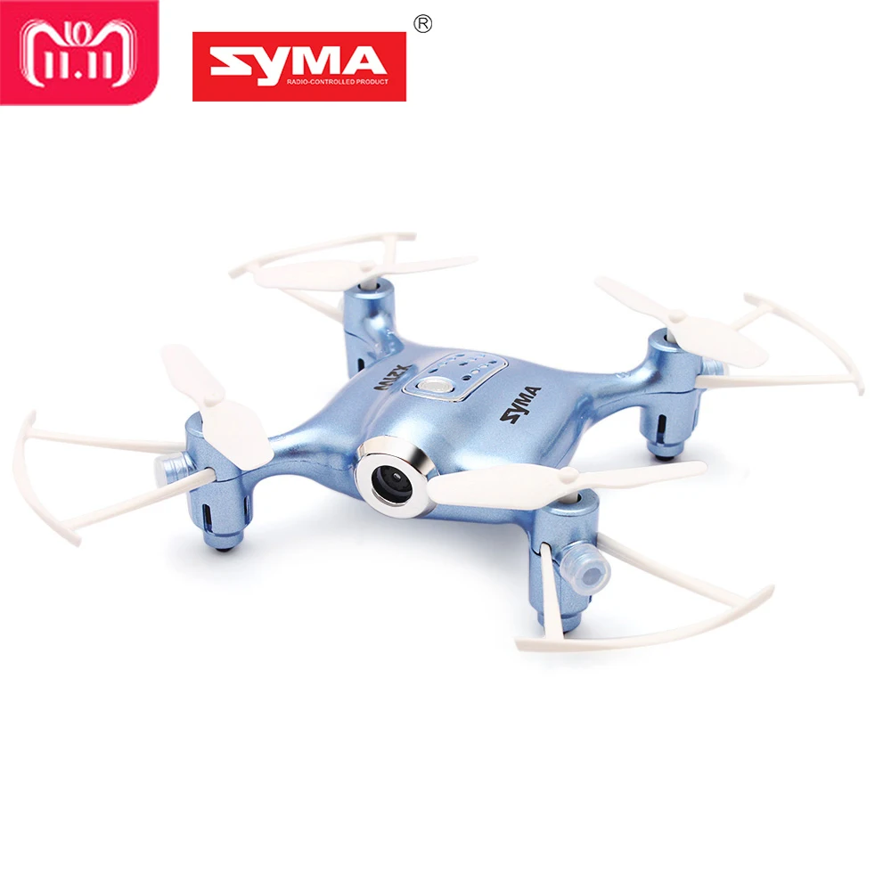 

SYMA X21W Mini Drone with HD Camera WIFI FPV Helicopter 2.4GHz 4CH 4Aixs Gyro Altitude Hold Mode RC Quadcopter Mini Drone