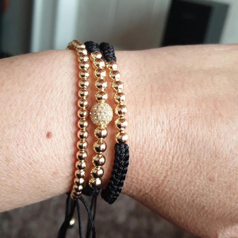 2019 3Pcs/Lot Women Men Bracelet Pave CZ Ball Luxury Beaded Bracelet Sets Copper Beads Braided Bracelet Set Couple Jewelry Gift
2019 3Pcs/Lot Women Men Bracelet Pave CZ Ball Luxury Beaded Bracelet Sets Copper Beads Braided Bracelet Set Couple Jewelry Gift