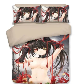 Adult Cartoon Japanese Anime Tokisaki Kurumi Sexy Bedding Twin Full Queen King Size Duvet Cover Pillowcase for Single Double Bed
Adult Cartoon Japanese Anime Tokisaki Kurumi Sexy Bedding Twin Full Queen King Size Duvet Cover Pillowcase for Single Double Bed