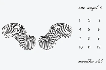 HUAYI Newborn Baby Milestone Blanket Monthly Growth Shooting Photo Photography Prop Background 60x40 inch W-709 
HUAYI Newborn Baby Milestone Blanket Monthly Growth Shooting Photo Photography Prop Background 60x40 inch W-709