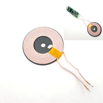 1PCS 45MM Circular 10 Turn Coil Induction Coil with DIY Wireless Charger Transmitting Terminal Modular QI Standard
1PCS 45MM Circular 10 Turn Coil Induction Coil with DIY Wireless Charger Transmitting Terminal Modular QI Standard