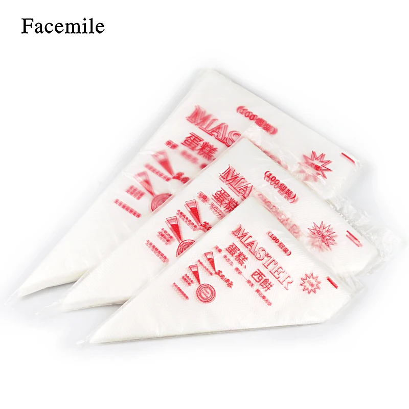 Facemile 100PCS S M L Disposable Piping Bag Icing Fondant Cake Cream Cupcake Cookie Decorating Bakeware Pastry Dessert Tip Tool
Facemile 100PCS S M L Disposable Piping Bag Icing Fondant Cake Cream Cupcake Cookie Decorating Bakeware Pastry Dessert Tip Tool