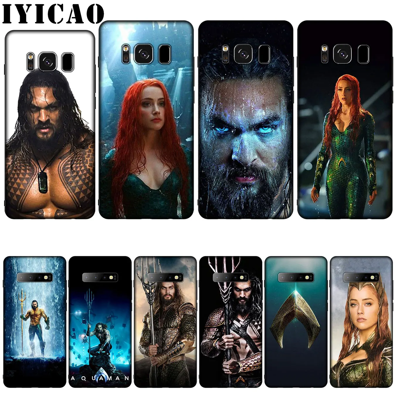 IYICAO Aquaman красивый силиконовый мягкий чехол для телефона Samsung Galaxy S10 S9 S8 Plus S6 S7 Edge S10e