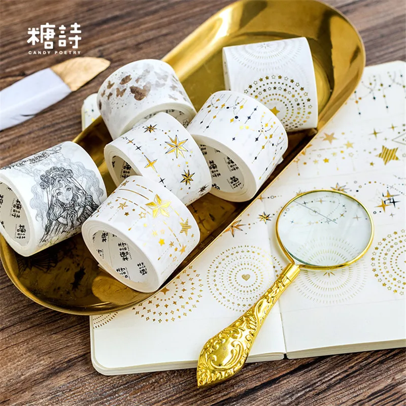 Golden String Dream Series Washi Tape Adhesive Tape DIY Scrapbooking Sticker Label Masking Tape
Golden String Dream Series Washi Tape Adhesive Tape DIY Scrapbooking Sticker Label Masking Tape