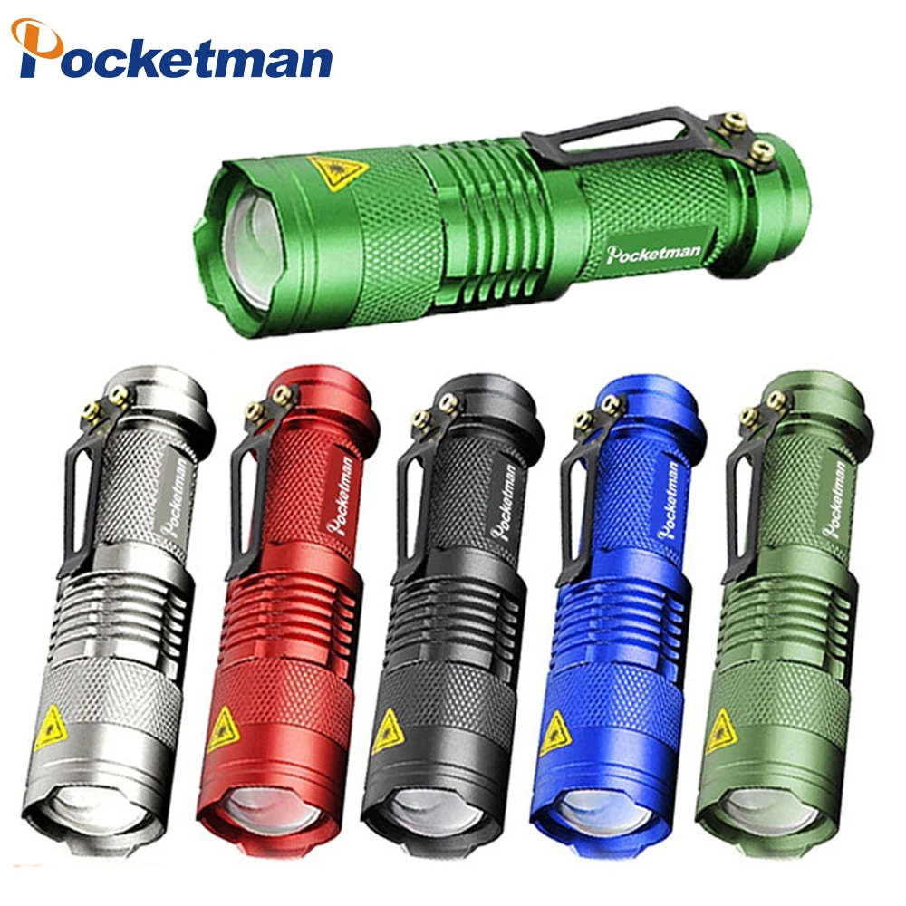 Mini Pocket Led Flashlight 2000LM Q5 LED Torch Belt Clip Zoomable 3-Modes Focus Torch Waterproof For Outdoor AA/14500 battery
Mini Pocket Led Flashlight 2000LM Q5 LED Torch Belt Clip Zoomable 3-Modes Focus Torch Waterproof For Outdoor AA/14500 battery