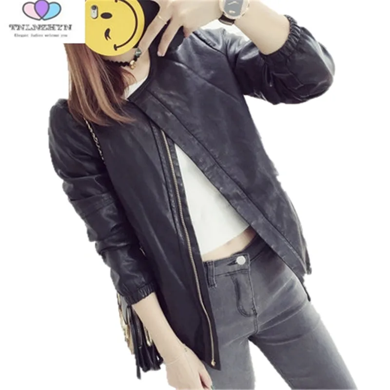 2019 Autumn And Winter New Women Leather Coat Short PU Leather Jackets Full Sleeve Zippers Outerwear Coat TNLNZHYN A59
2019 Autumn And Winter New Women Leather Coat Short PU Leather Jackets Full Sleeve Zippers Outerwear Coat TNLNZHYN A59