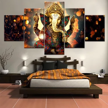 Canvas Wall Art Pictures Frame Modular HD Printed Elephant Trunk God Paintings Living Room Decor Modern Ganesha Poster Artwork
Canvas Wall Art Pictures Frame Modular HD Printed Elephant Trunk God Paintings Living Room Decor Modern Ganesha Poster Artwork