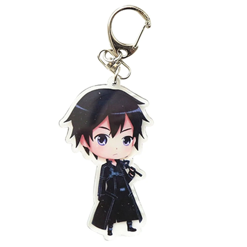 Sword Art Online Keychain Cute Double Sided Sinon Kirito Key Chain Pendant Acrylic Anime Accessories Cartoon Key Ring
Sword Art Online Keychain Cute Double Sided Sinon Kirito Key Chain Pendant Acrylic Anime Accessories Cartoon Key Ring