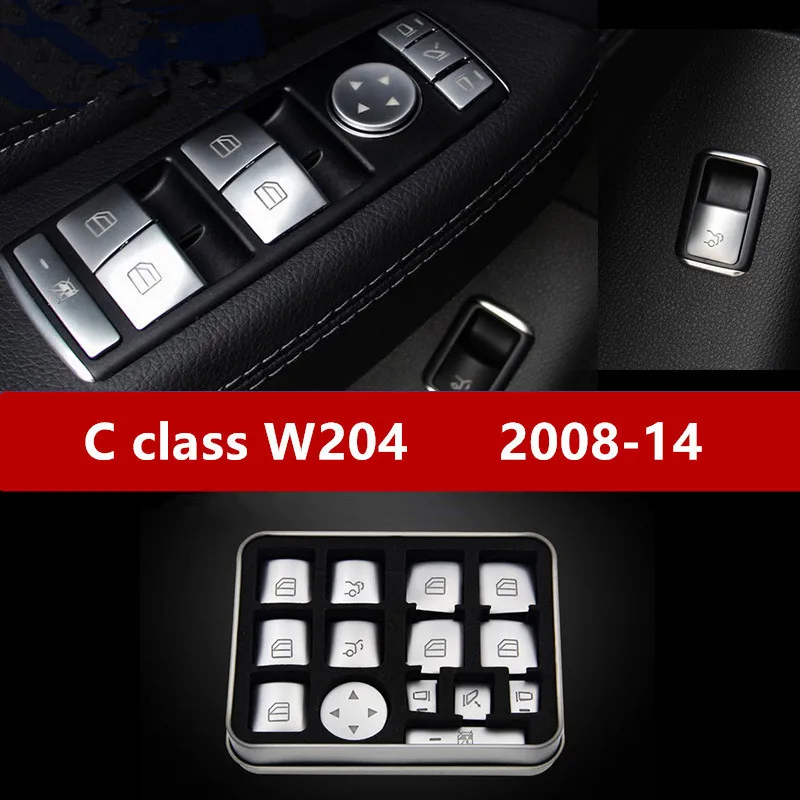 Window Glass Lifting Buttons Sequins Decoration 14Pcs For Mercedes Benz C Class W204 2008-2014 ABS Car Door Armrest Trim Decals
Window Glass Lifting Buttons Sequins Decoration 14Pcs For Mercedes Benz C Class W204 2008-2014 ABS Car Door Armrest Trim Decals