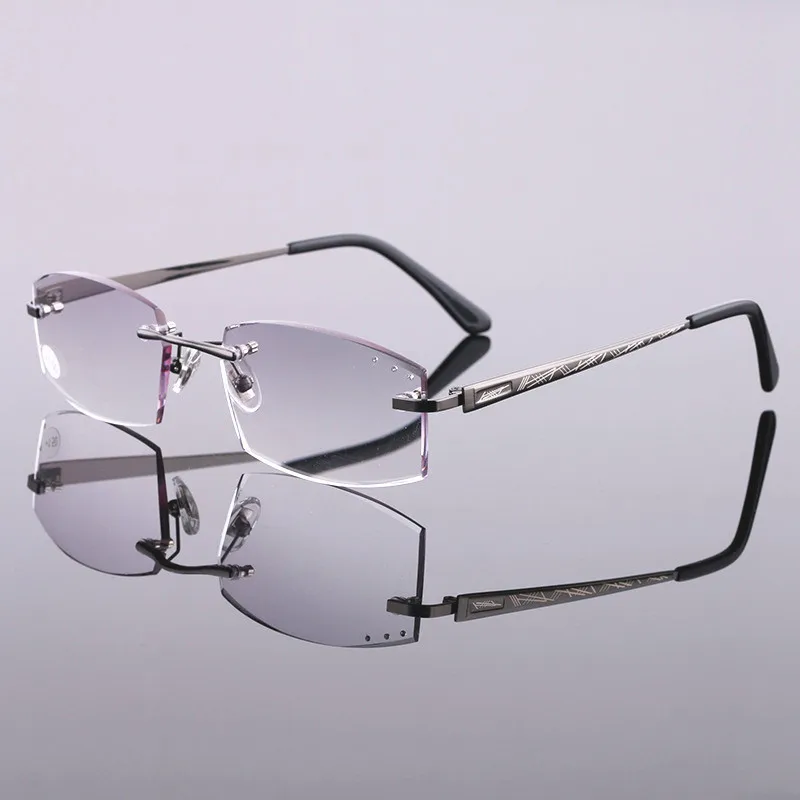 2018 Fashion Quality Men Style Gray Colour Rhinestone Reading Glasses New Design Rimless Coating Presbyopic Eyeglasses for Men
2018 Fashion Quality Men Style Gray Colour Rhinestone Reading Glasses New Design Rimless Coating Presbyopic Eyeglasses for Men