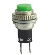 spring return Small push button switch 10mm