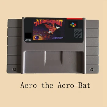 

Aero the Acro-Bat 16 bit Big Gray Game Card For NTSC Game Player