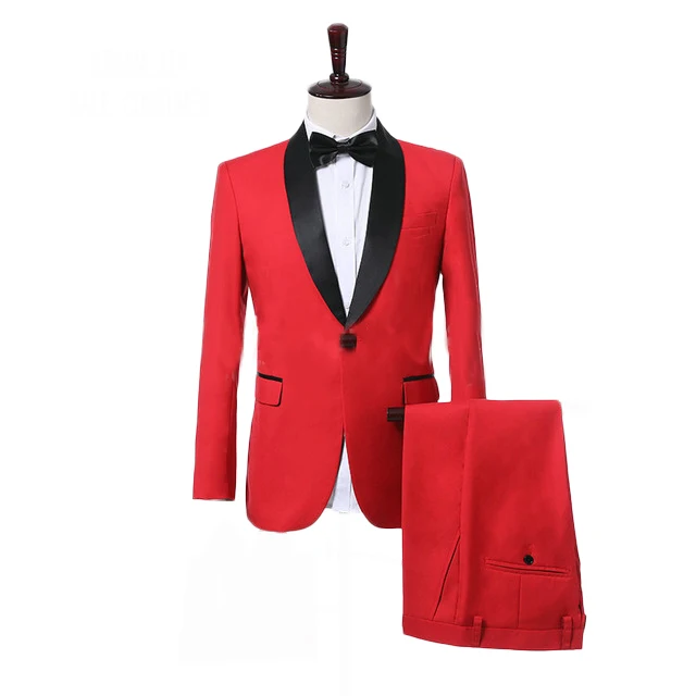 Mens Red Shawl Lapel Wedding 2 Piece Suit Groom One Button Tuxedos Slim Fit Jacket Pants Formal Business Mens Fashion Blazer
Mens Red Shawl Lapel Wedding 2 Piece Suit Groom One Button Tuxedos Slim Fit Jacket Pants Formal Business Mens Fashion Blazer