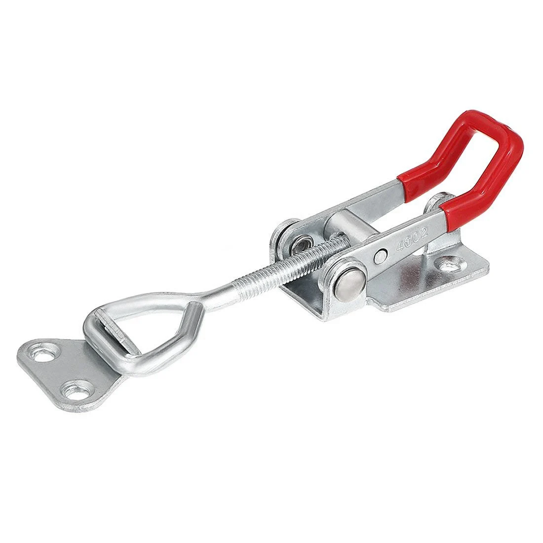 Galvanized iron Pull Button Quick-Release Triangle-Lever Latch Type Toggle Clamp 220 lbs Capacity 4002 for machine operation
Galvanized iron Pull Button Quick-Release Triangle-Lever Latch Type Toggle Clamp 220 lbs Capacity 4002 for machine operation