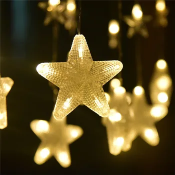 Star Light String Curtain Light Pentagram LED String Wedding Interior String Lights Led Garland Decoration Luces 40MAY23
Star Light String Curtain Light Pentagram LED String Wedding Interior String Lights Led Garland Decoration Luces 40MAY23