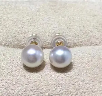 free shipping>>>>noble jewelry AAA 9-10MM NATURAL Freshwater WHITE STUD PEARL EARRING 18k gold
free shipping>>>>noble jewelry AAA 9-10MM NATURAL Freshwater WHITE STUD PEARL EARRING 18k gold