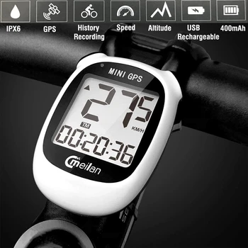 Meilan Mini GPS Bike Computer IPX6 Waterproof Wireless Cycling Computer Navigation Bicycle Speedometer Odometer with LCD Display
Meilan Mini GPS Bike Computer IPX6 Waterproof Wireless Cycling Computer Navigation Bicycle Speedometer Odometer with LCD Display