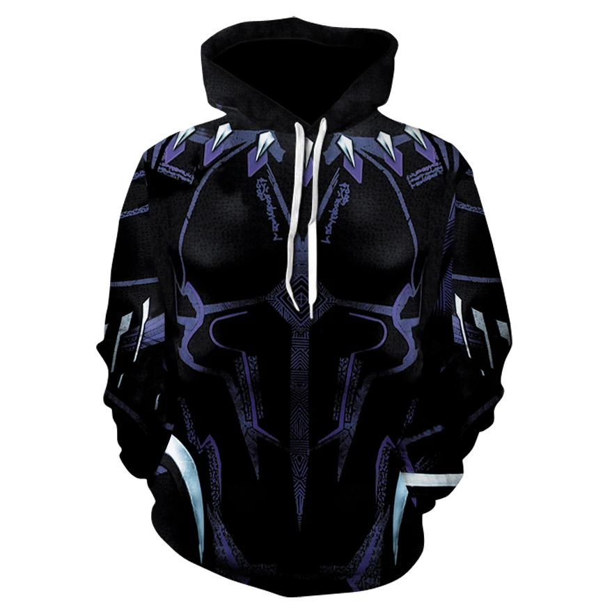 2018 Avenger Men hoodies Fashion men Black Panther 3d print Hoodies Streetwear Casual Cospaly Sweatshirt Plus Size XS-3XL
2018 Avenger Men hoodies Fashion men Black Panther 3d print Hoodies Streetwear Casual Cospaly Sweatshirt Plus Size XS-3XL