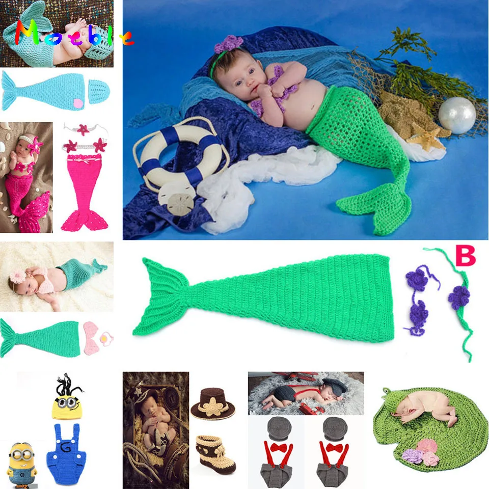 Blue Mermaid Design Crochet Baby Hat and Cocoon Set Infant Girl Crochet Animal Photo Photography Props 1set MZS-14025
Blue Mermaid Design Crochet Baby Hat and Cocoon Set Infant Girl Crochet Animal Photo Photography Props 1set MZS-14025