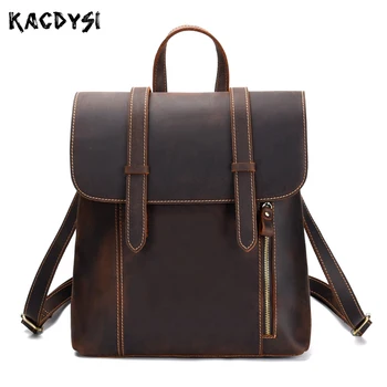 Designer Manual Genuine Crazy Horse Cowhide Men Laptop Notebook Backpack Famous Brand Retro Lady Travel Satchel Daypack Knapsack
Designer Manual Genuine Crazy Horse Cowhide Men Laptop Notebook Backpack Famous Brand Retro Lady Travel Satchel Daypack Knapsack