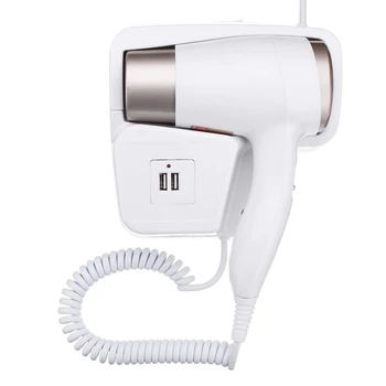 220V 1300W 2 Modes Adjustable Usb Socket Wall Hanging Type Electric Hotel Home Bathroom Hair Dryer Holder Salon Hair Blow Drye
220V 1300W 2 Modes Adjustable Usb Socket Wall Hanging Type Electric Hotel Home Bathroom Hair Dryer Holder Salon Hair Blow Drye