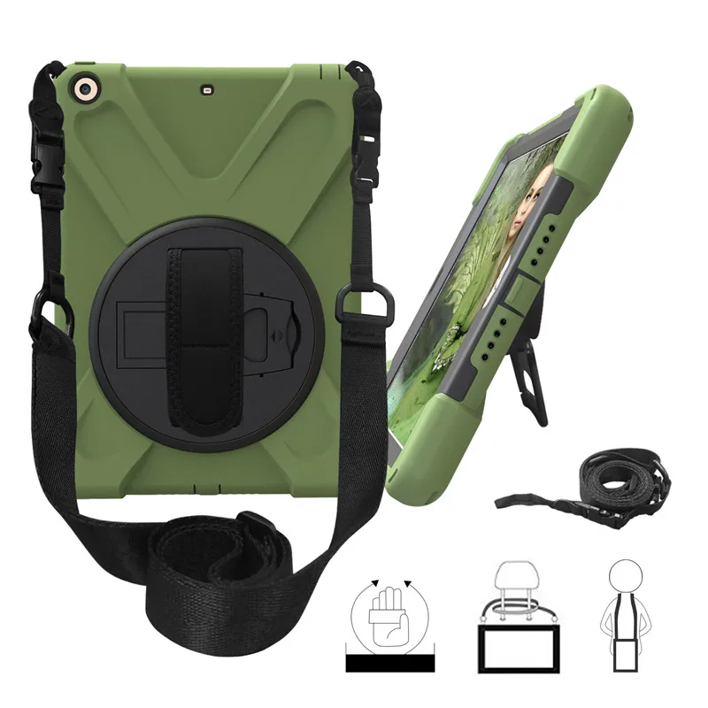 Hmsunrise Case for apple iPad Mini 1/2/3 Kids Safe Shockproof Heavy Duty Silicone Cover kickstand hand/Shoulder Strap
Hmsunrise Case for apple iPad Mini 1/2/3 Kids Safe Shockproof Heavy Duty Silicone Cover kickstand hand/Shoulder Strap