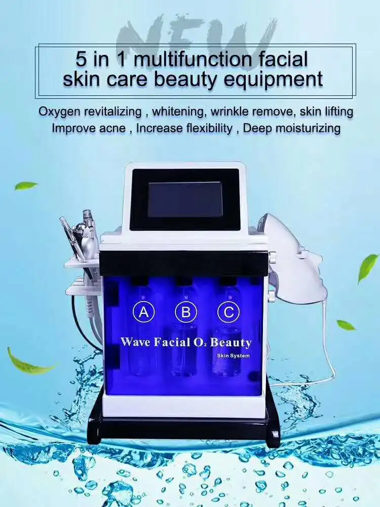 5 in 1 water oxygen skin machine with led light therapy mask PDT mask deep clean skin liftiing blackhead removal face tools
5 in 1 water oxygen skin machine with led light therapy mask PDT mask deep clean skin liftiing blackhead removal face tools