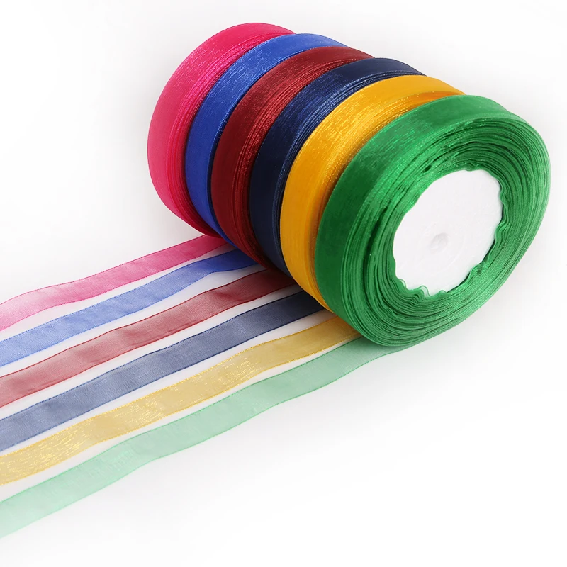 50 Yards/lot 15mm 15 Color to Choose Solid Color Organza Ribbon Wrapping Decoration Christmas Tree DIY Sewing
50 Yards/lot 15mm 15 Color to Choose Solid Color Organza Ribbon Wrapping Decoration Christmas Tree DIY Sewing