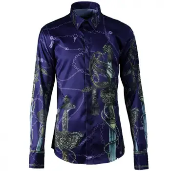 New Arrival Square Collar Fashion Men Printing Casual Shirts Long Sleeve Mens High Quality Tide Plus Size M L XL 2XL 3XL 4XL
New Arrival Square Collar Fashion Men Printing Casual Shirts Long Sleeve Mens High Quality Tide Plus Size M L XL 2XL 3XL 4XL