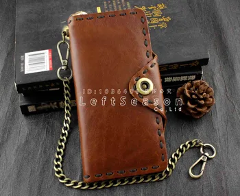 VINTAGE BIKER ! Oiled Genuine Leather Card Holder Wallet With chain For Men Gift
VINTAGE BIKER ! Oiled Genuine Leather Card Holder Wallet With chain For Men Gift