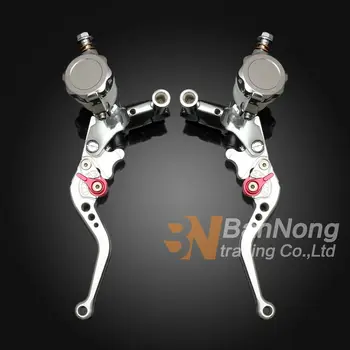 Motorcycle 7/8" 22 mm Chrome Brake Clutch Master Cylinder Hydraulic Pump Levers For Ducati Honda Yamaha Kawasaki Suzuki
Motorcycle 7/8" 22 mm Chrome Brake Clutch Master Cylinder Hydraulic Pump Levers For Ducati Honda Yamaha Kawasaki Suzuki