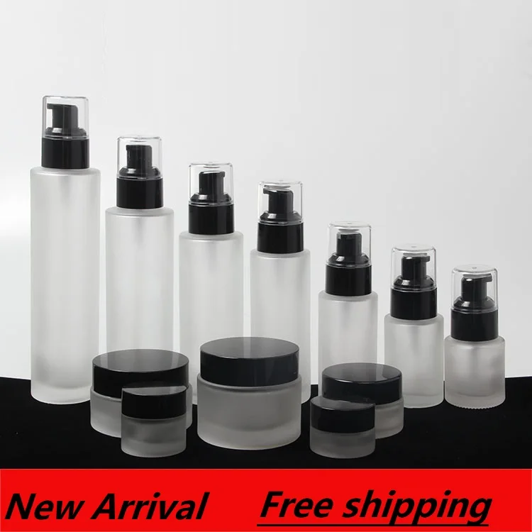 120ml,100ml,80ml,60ml,40ml,20ml Frosted Clear Glass Lotion Pump Bottle,Black Cap,50g,20g Empty Cream Jar,Cosmetic Packing Bottle
120ml,100ml,80ml,60ml,40ml,20ml Frosted Clear Glass Lotion Pump Bottle,Black Cap,50g,20g Empty Cream Jar,Cosmetic Packing Bottle