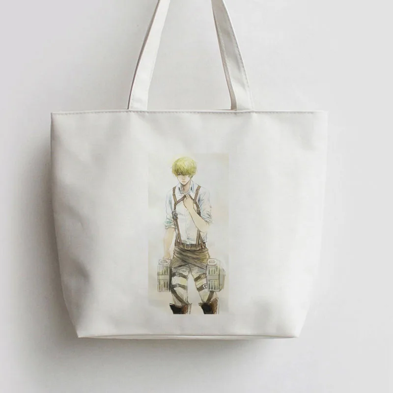 Erwin Smith Attack on Titan Japanese Anime Canvas Tote bags Cartoon Shopping bag school Shoulder Reusable Bag AN206
Erwin Smith Attack on Titan Japanese Anime Canvas Tote bags Cartoon Shopping bag school Shoulder Reusable Bag AN206