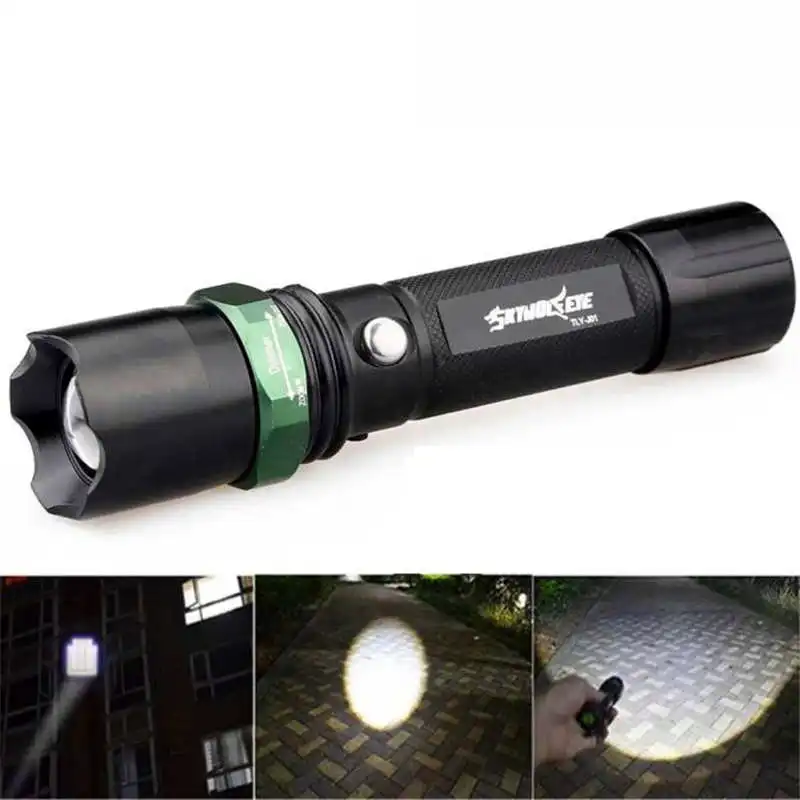 3500 Lumens 3 Modes XM-L T6 LED 18650 Compact powerful led flashlight waterproof Flashlight Lamp torch flashlight t6 #4S3 (3)