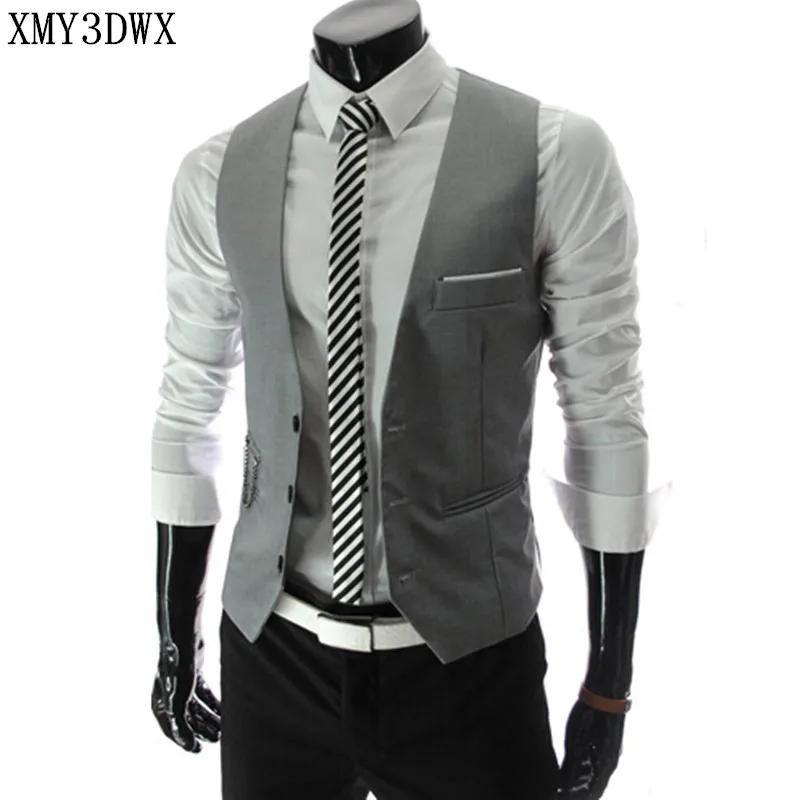 2019 Fashion Mens quality slim fit leisure cotton suit vest/Men pure color fashion Blazer / Male high-end business and vest
2019 Fashion Mens quality slim fit leisure cotton suit vest/Men pure color fashion Blazer / Male high-end business and vest