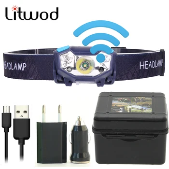 Litwod Z20 5000LM Body Motion Sensor Mini Rechargeable LED HeadLamp head lamp Bicycle Headlight Dexterous USB Flash light
Litwod Z20 5000LM Body Motion Sensor Mini Rechargeable LED HeadLamp head lamp Bicycle Headlight Dexterous USB Flash light