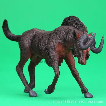 Plastic simulation wildebeest wildebeest African wild animal model toy early teaching props children animal cognition
Plastic simulation wildebeest wildebeest African wild animal model toy early teaching props children animal cognition